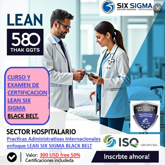 CURSO Y EXAMEN DE CERTIFICACION LEAN SIX SIGMA BLACK BELT